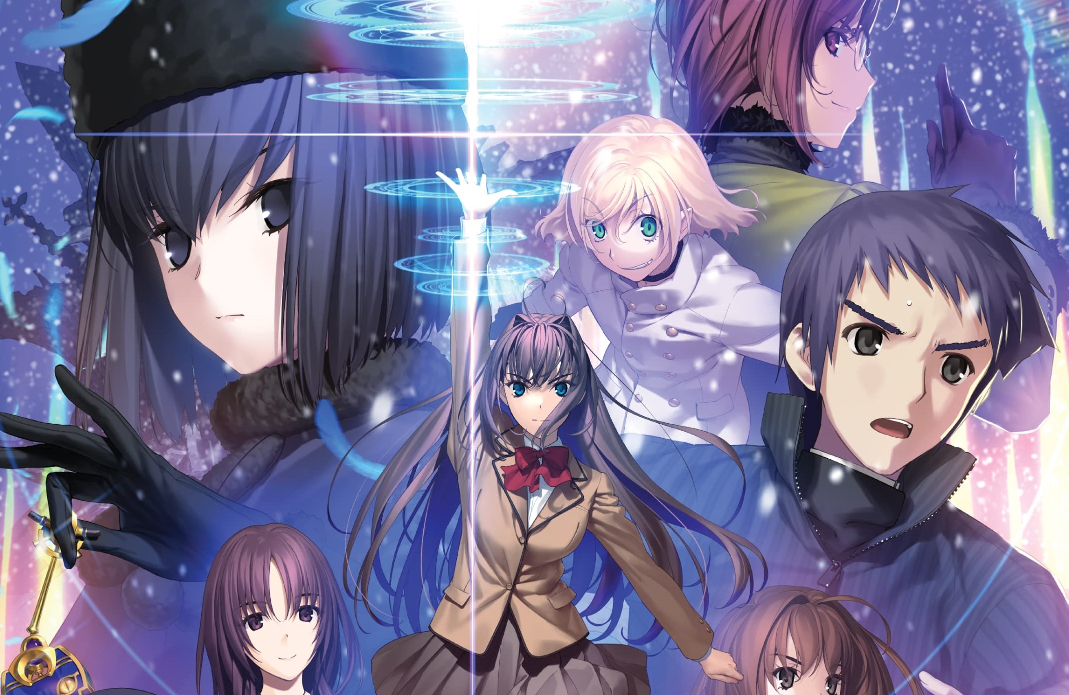 Mahoutsukai no Yoru - Novel cover art by Koyama Hirokazu