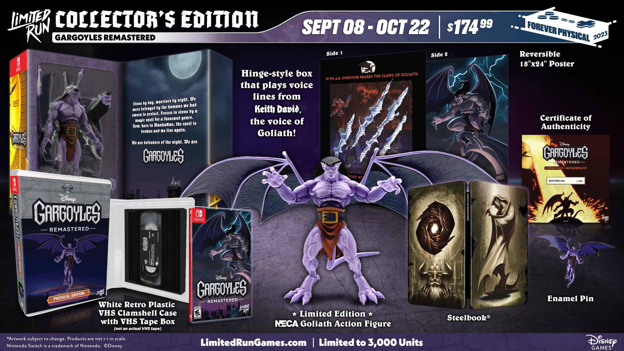 Disney Gargoyles Remastered switch スイッチ Trader Games - GARGOYLES REMASTERED DISNEY SWITCH USA