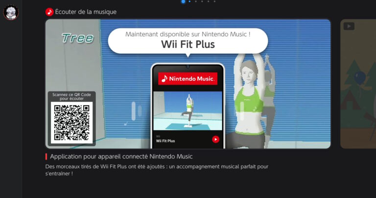 Nintendo Music enrichit sa collection avec les bandes-son de Wii Fit