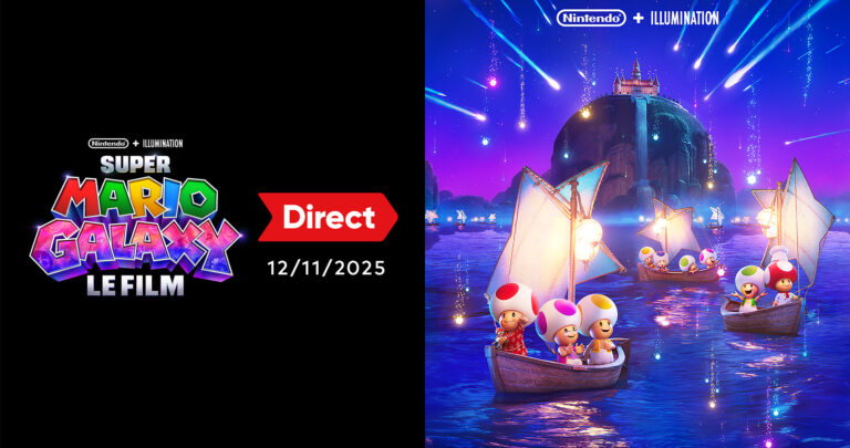 Un Nintendo Direct dédié au film Super Mario Galaxy le 12 novembre