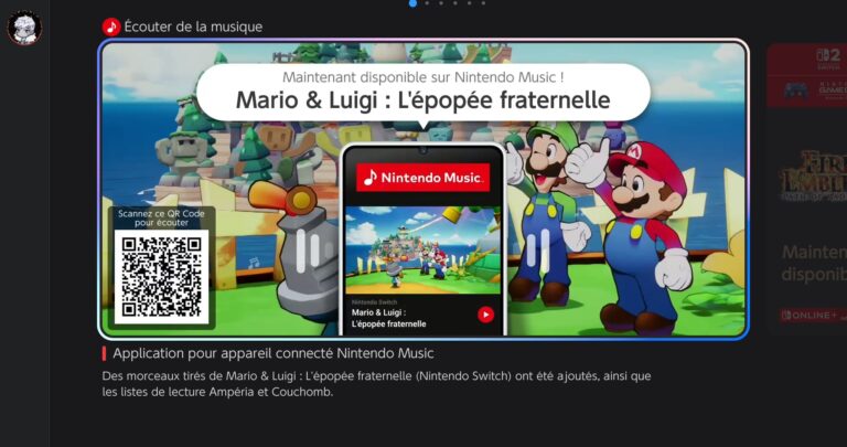 La bande originale de Mario et Luigi : L'épopée fraternelle rejoint Nintendo Music