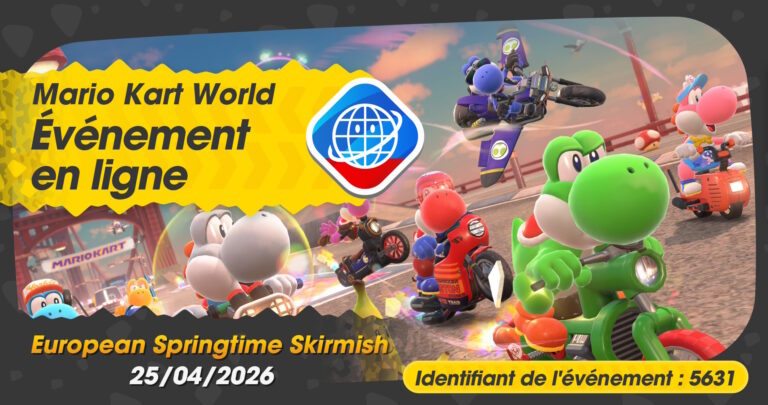 Tournoi européen en ligne sur Mario Kart World