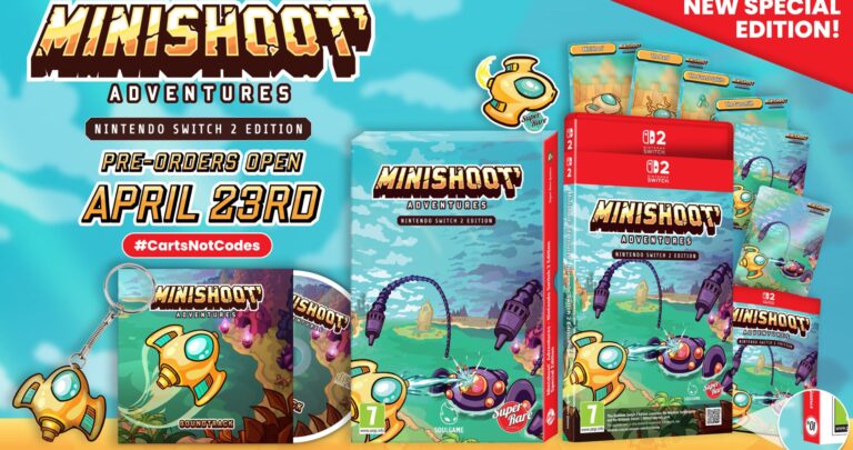Édition physique de Minishoot' Adventures sur Nintendo Switch 2