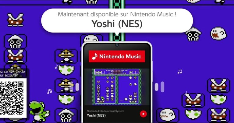 Ajout des musiques de Yoshi sur l'application Nintendo Music