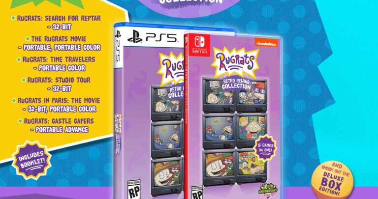 Des Ă©ditions physiques pour une compilation de jeux Les Razmoket sur Nintendo Switch