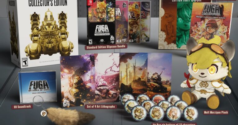 Éditions physiques américaines et japonaises pour la trilogie Fuga: Melodies of Steel