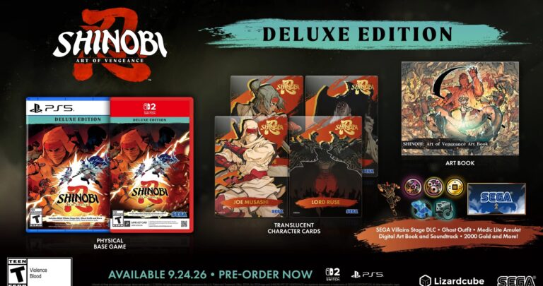 Sortie de Shinobi Art of Vengeance sur Nintendo Switch 2