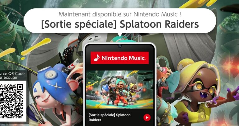 Des musiques de Splatoon Raiders et Mario Kart arrivent sur Nintendo Music