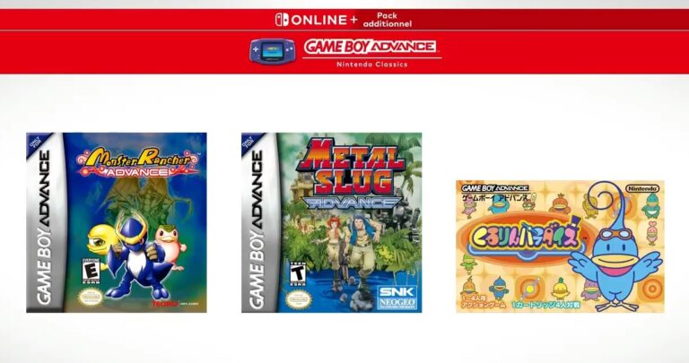 Trois jeux Game Boy Advance rejoignent Nintendo Switch Online