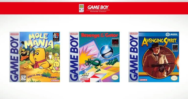 Mole Mania, Pinball: Revenge of the ’Gator et Avenging Spirit arrivent sur Game Boy – Nintendo Classics