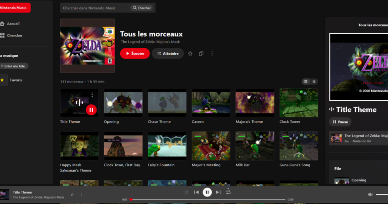 The Legend of Zelda: Majora’s Mask rejoint Nintendo Music