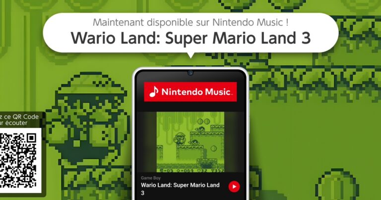 Wario Land: Super Mario Land 3 rejoint Nintendo Music