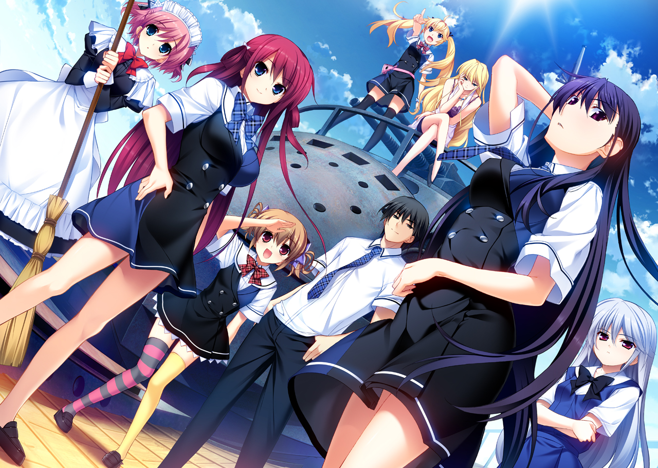 L'Eden et le Labyrinthe de la Grisaia en simulcast sur Crunchyroll